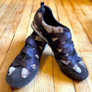 Coach slip on flat sneaker